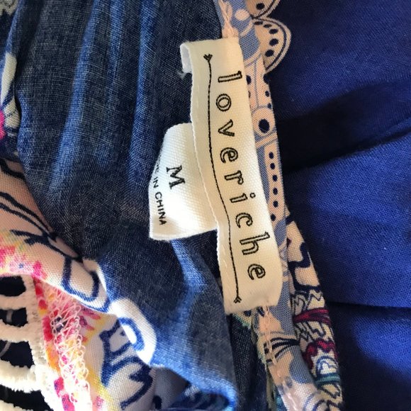 Paisley Floral Printed Boho-Chic Sundress - Picture 5 of 6